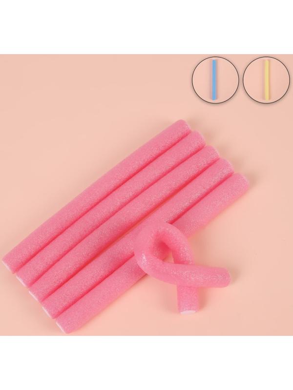 Бигуди «Бумеранг», d = 1 см, 15 см, 6 шт, цвет МИКС