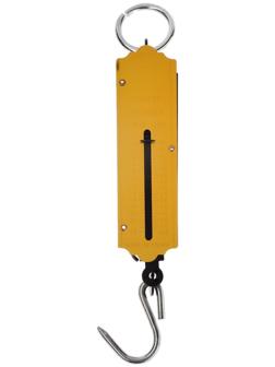 Безмен Luazon, механический, до 25 кг, цена деления 500 г, жёлтый