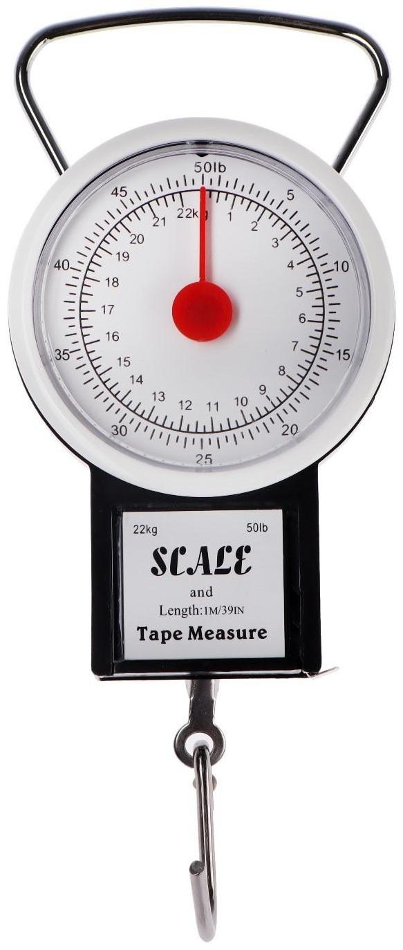 Безмен Luazon, механический, до 22 кг, цена деления 250 г, черный