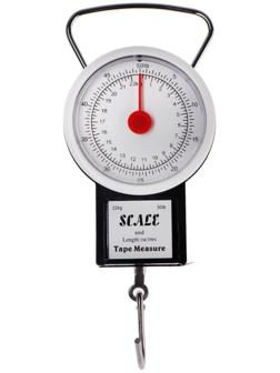 Безмен Luazon, механический, до 22 кг, цена деления 250 г, черный