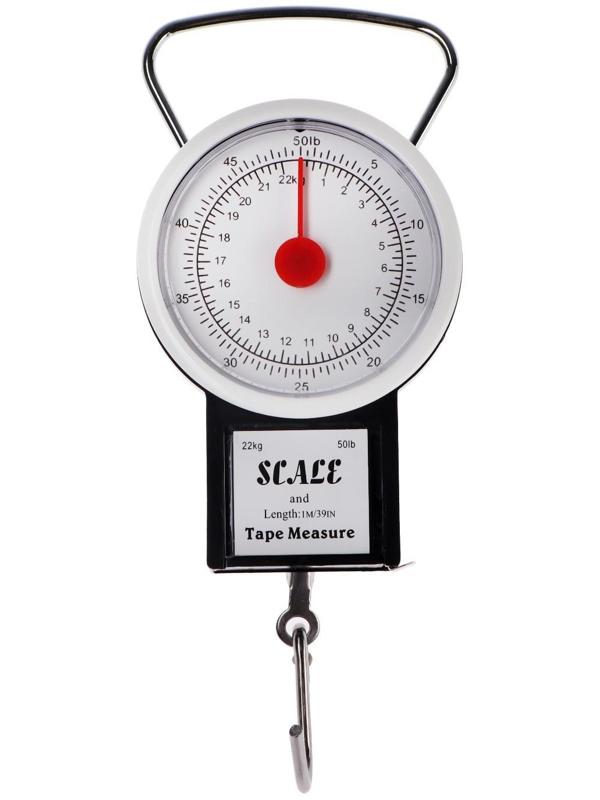 Безмен Luazon, механический, до 22 кг, цена деления 250 г, черный