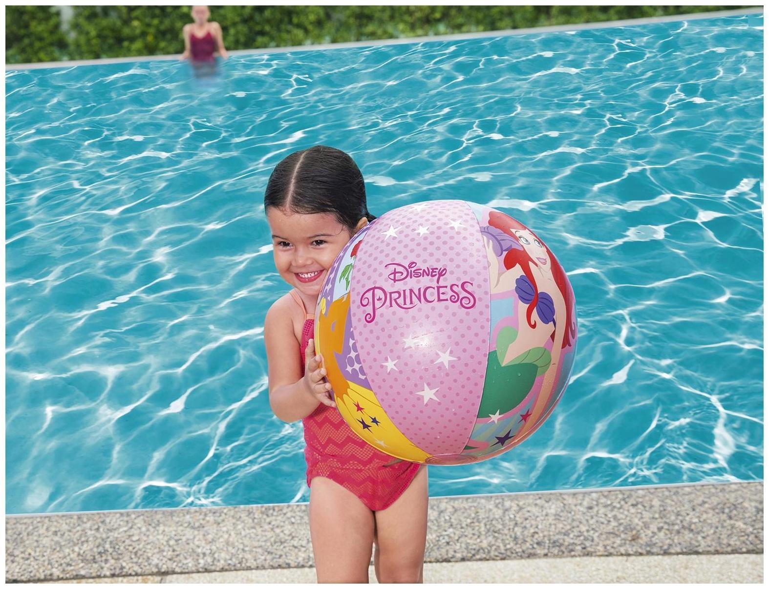Мяч пляжный Princess, d=51 см, от 2 лет, 91042 Bestway
