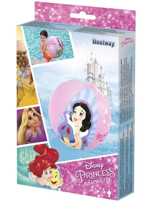 Мяч пляжный Princess, d=51 см, от 2 лет, 91042 Bestway