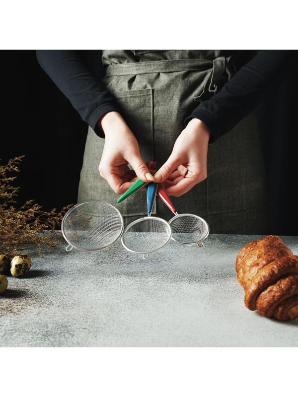 Набор сит, 3 шт, d=6/7/9 см