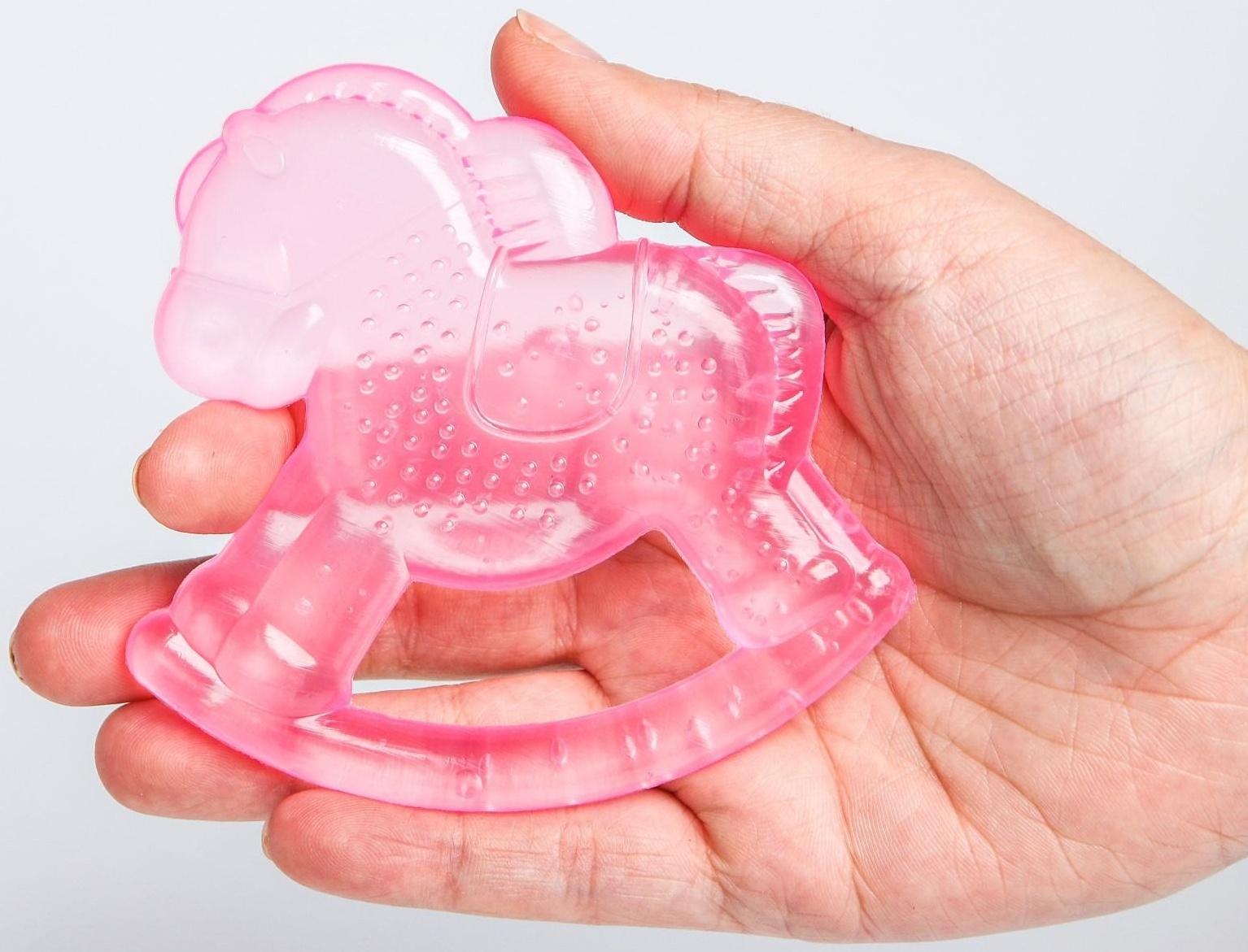 Прорезыватель охлаждающий «Лошадка», цвет МИКС