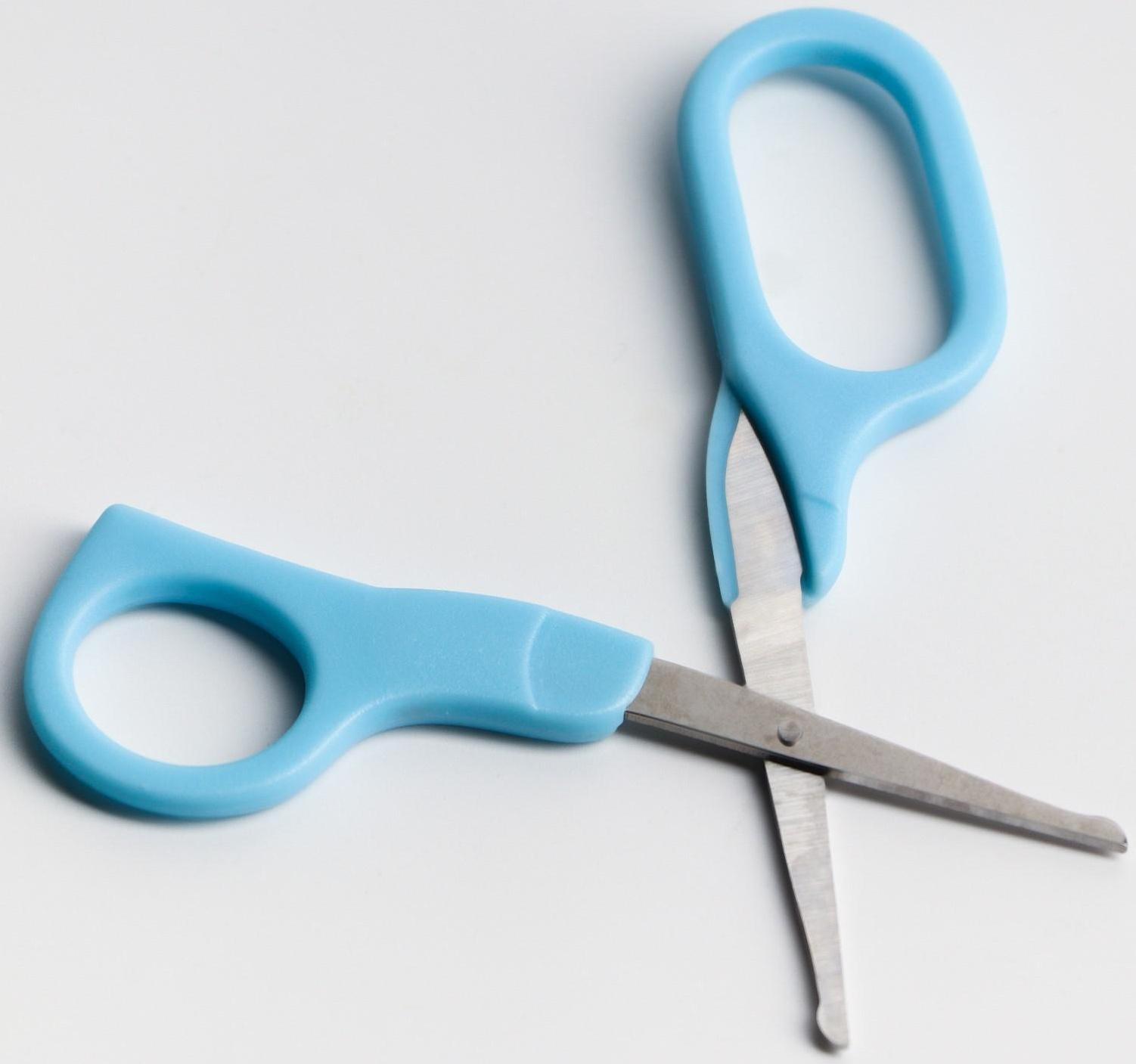 Ножницы детские безопасные, от 0 мес., цвета МИКС