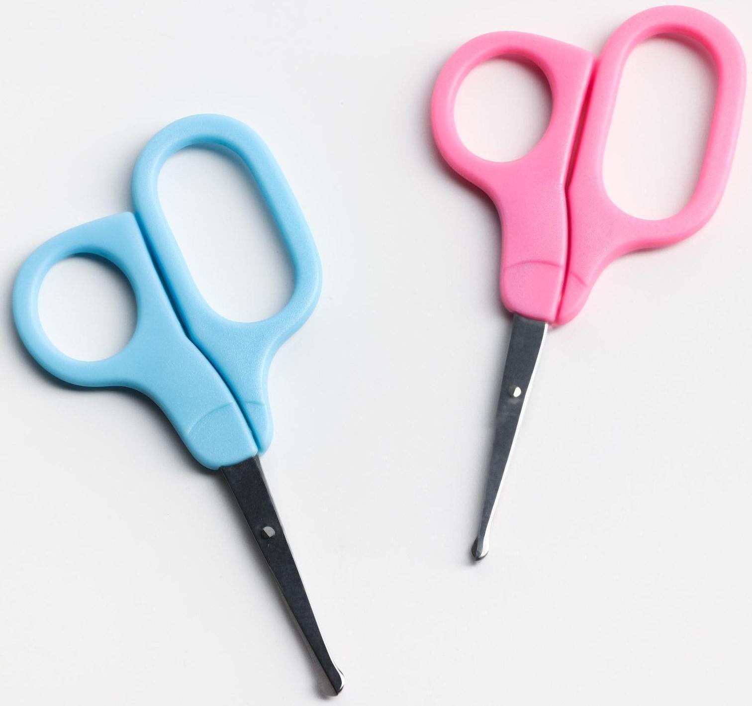 Ножницы детские безопасные, от 0 мес., цвета МИКС