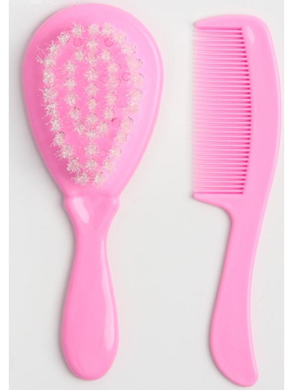 Детские расчёски, набор 2 шт., от 0 мес., цвета МИКС