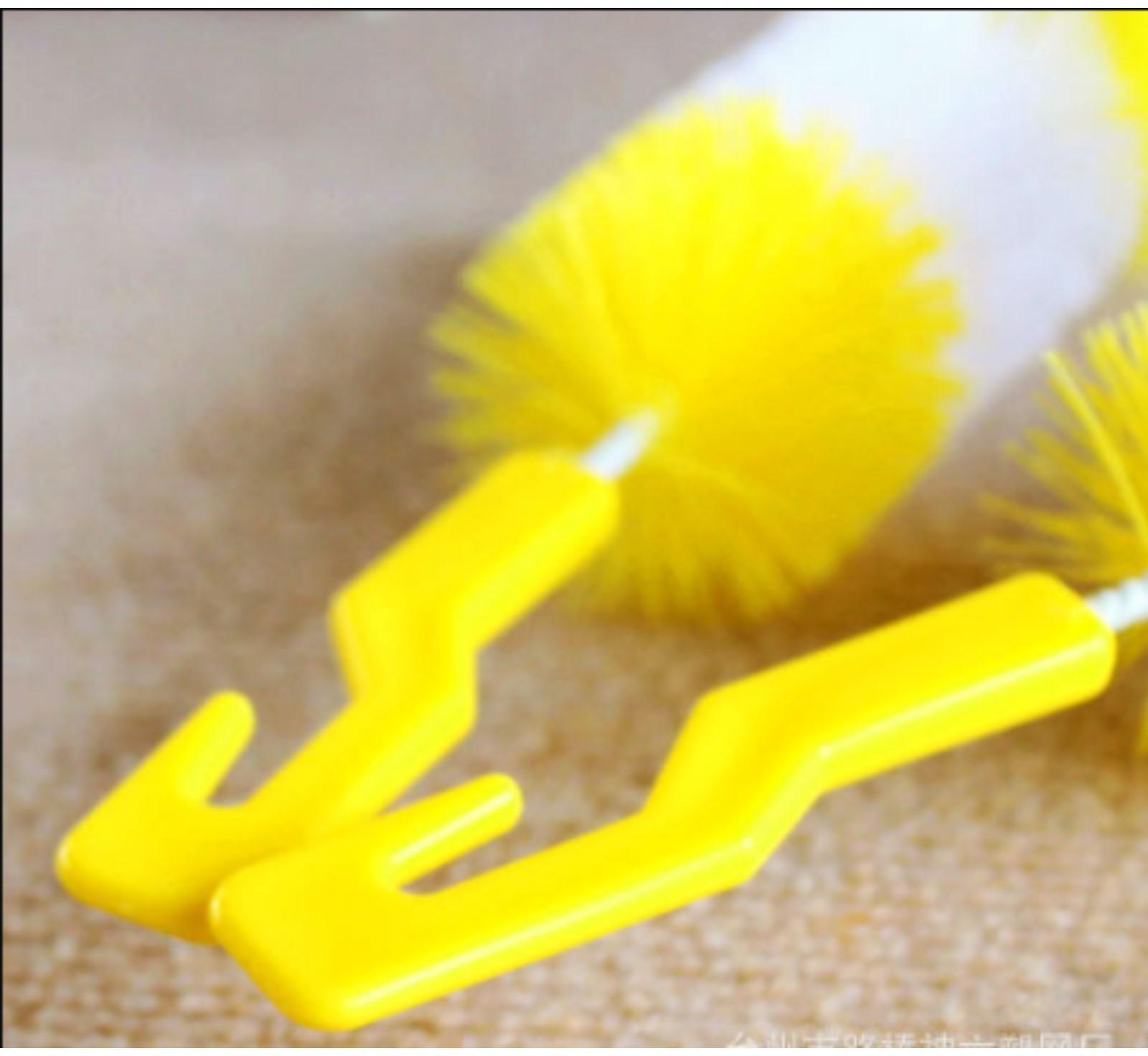 Ёршик для бутылочек с губкой, цвета МИКС