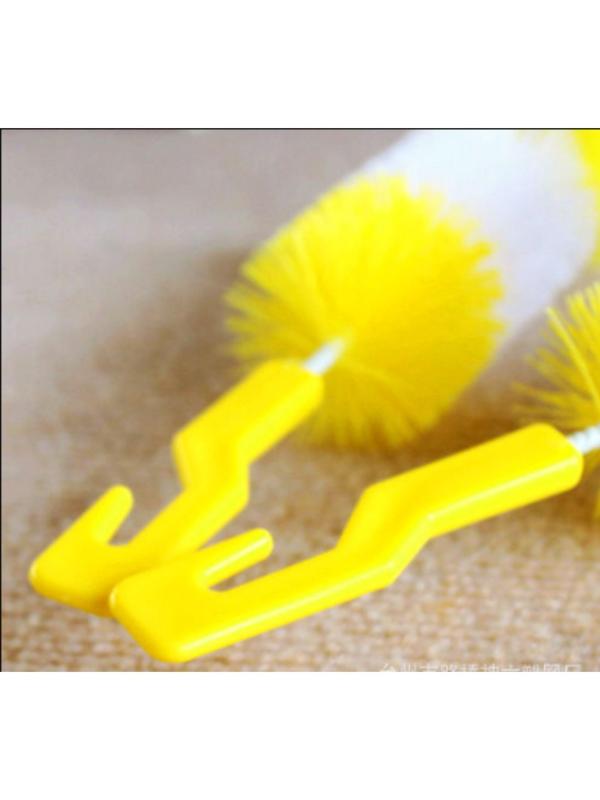 Ёршик для бутылочек с губкой, цвета МИКС