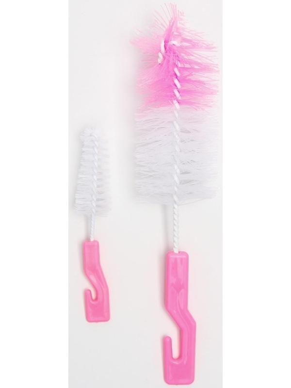 Набор ёршиков для мытья бутылочек и сосок, цвета МИКС