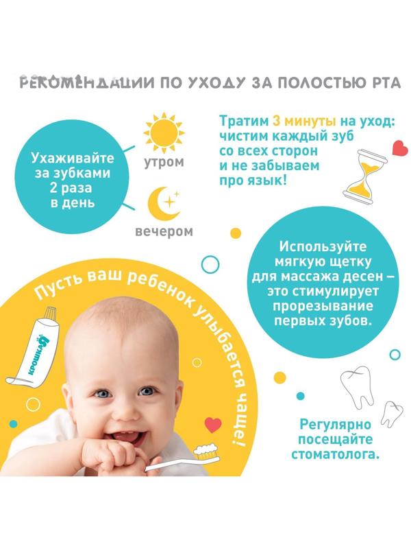 Детская зубная щетка, прорезыватель - массажер, силиконовая, на палец от 3 мес.