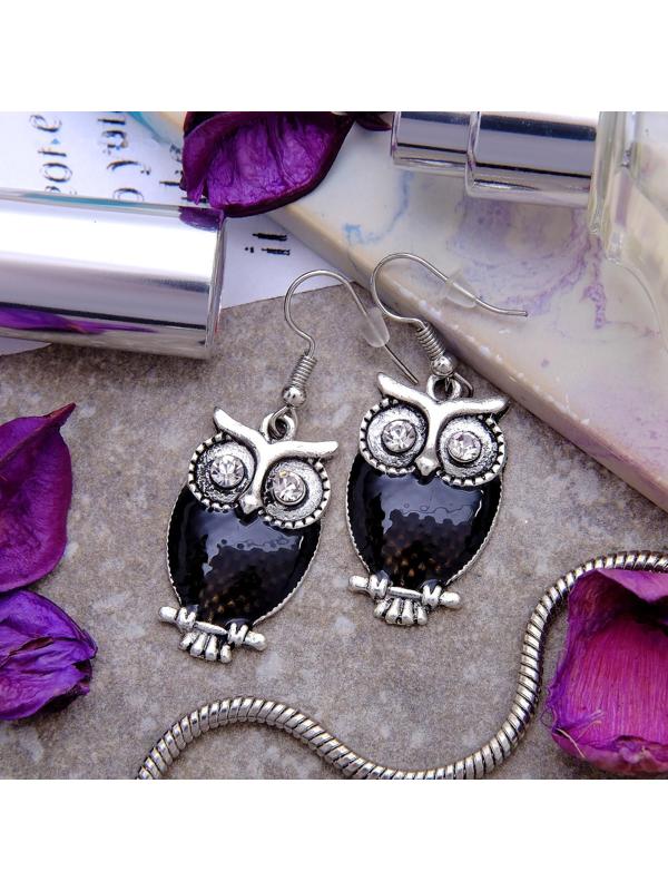 Серьги эмаль 