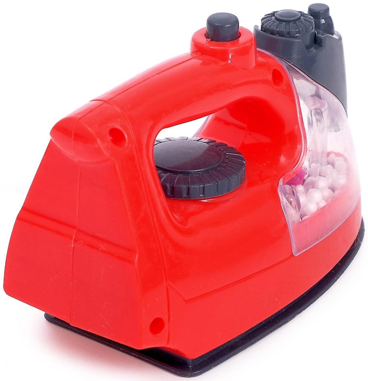 Утюжок «Сияние», световой эффект, работает от батареек, цвета МИКС