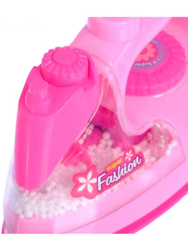 Утюжок «Сияние», световой эффект, работает от батареек, цвета МИКС