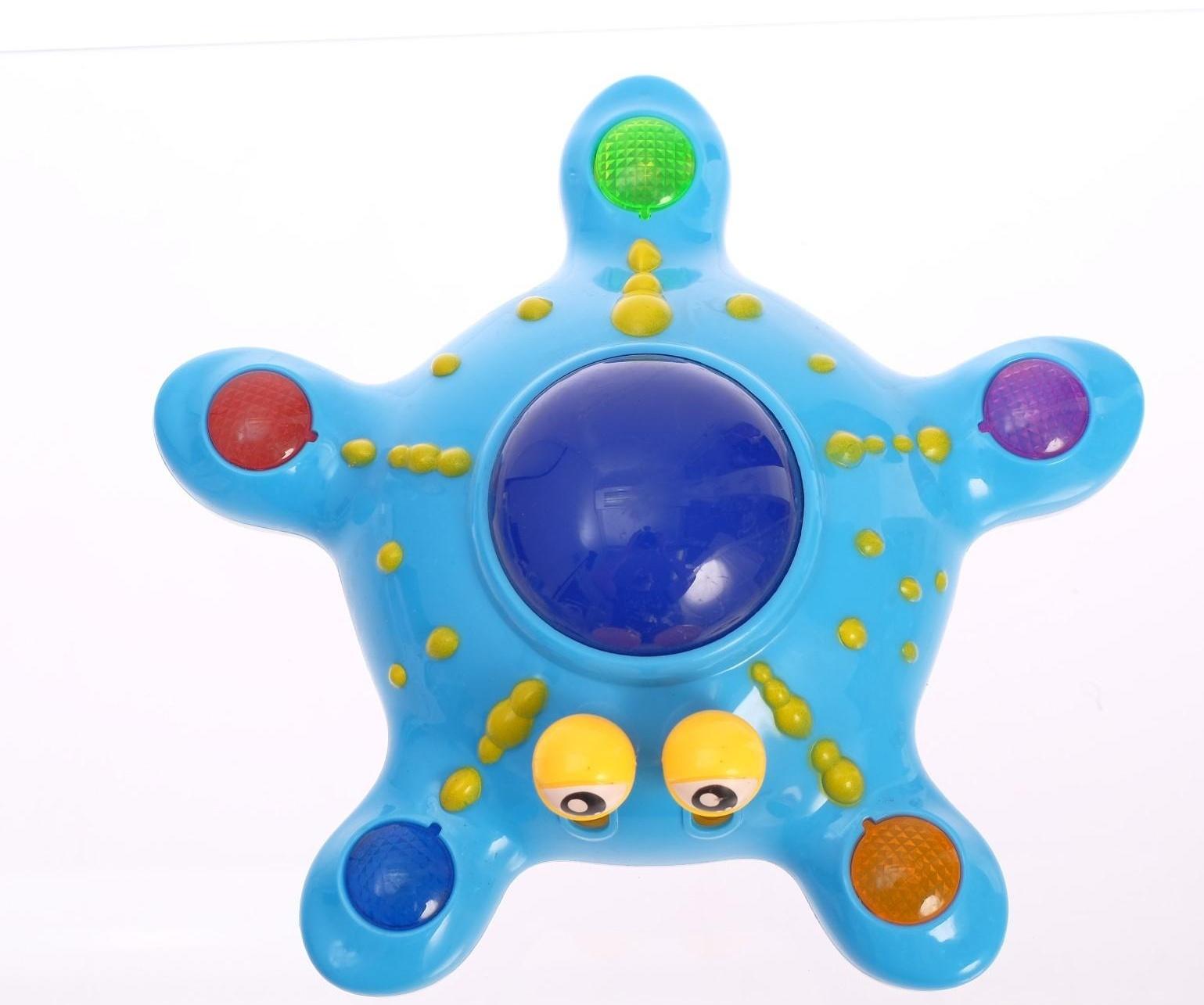 Развивающая игрушка «Морская звезда», двигается, вращается на 360 градусов, световые и звуковые эффекты, МИКС