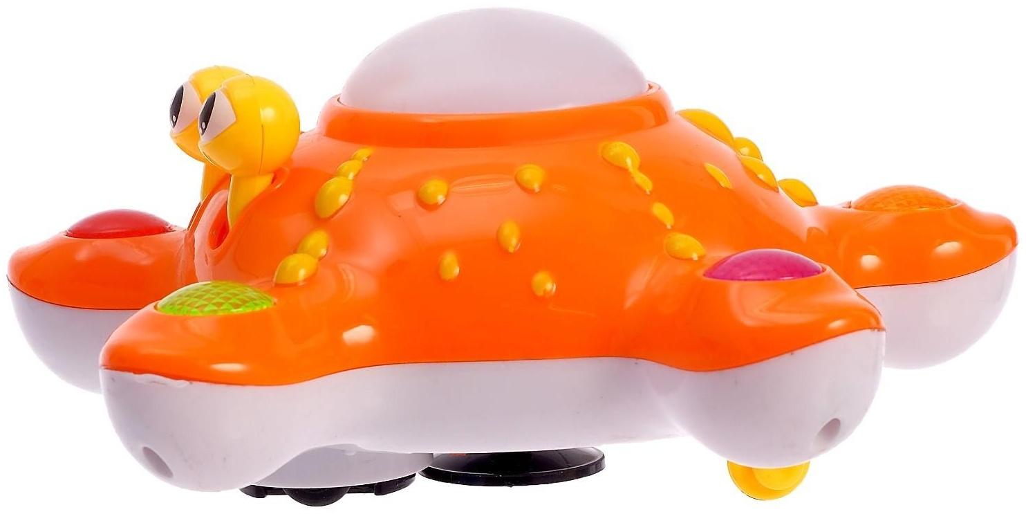 Развивающая игрушка «Морская звезда», двигается, вращается на 360 градусов, световые и звуковые эффекты, МИКС