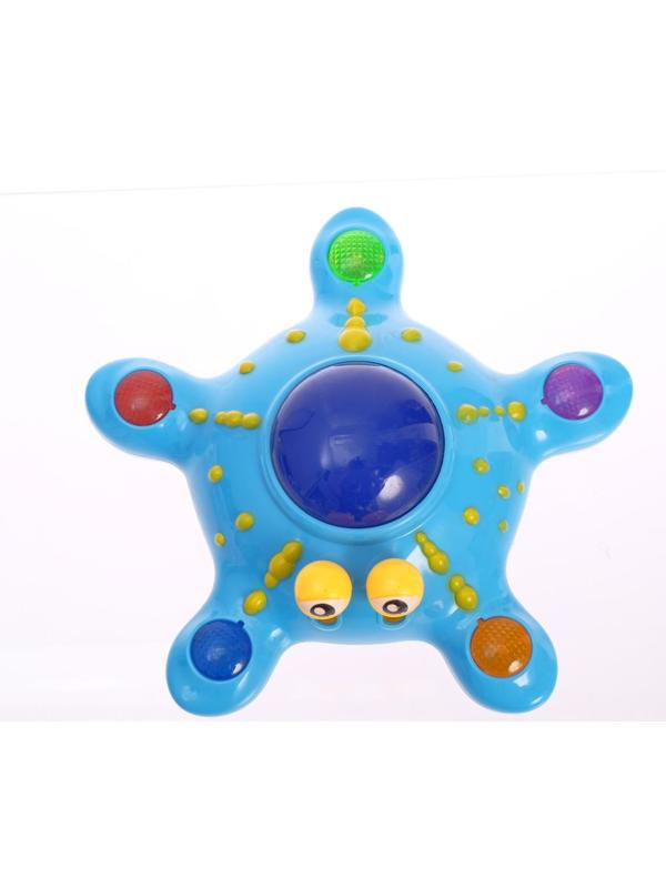Развивающая игрушка «Морская звезда», двигается, вращается на 360 градусов, световые и звуковые эффекты, МИКС
