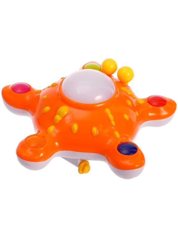 Развивающая игрушка «Морская звезда», двигается, вращается на 360 градусов, световые и звуковые эффекты, МИКС