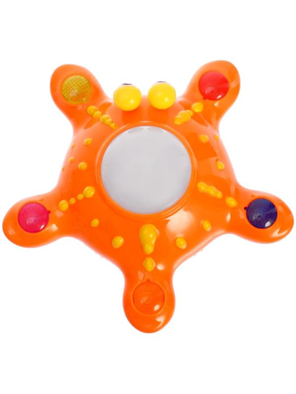 Развивающая игрушка «Морская звезда», двигается, вращается на 360 градусов, световые и звуковые эффекты, МИКС