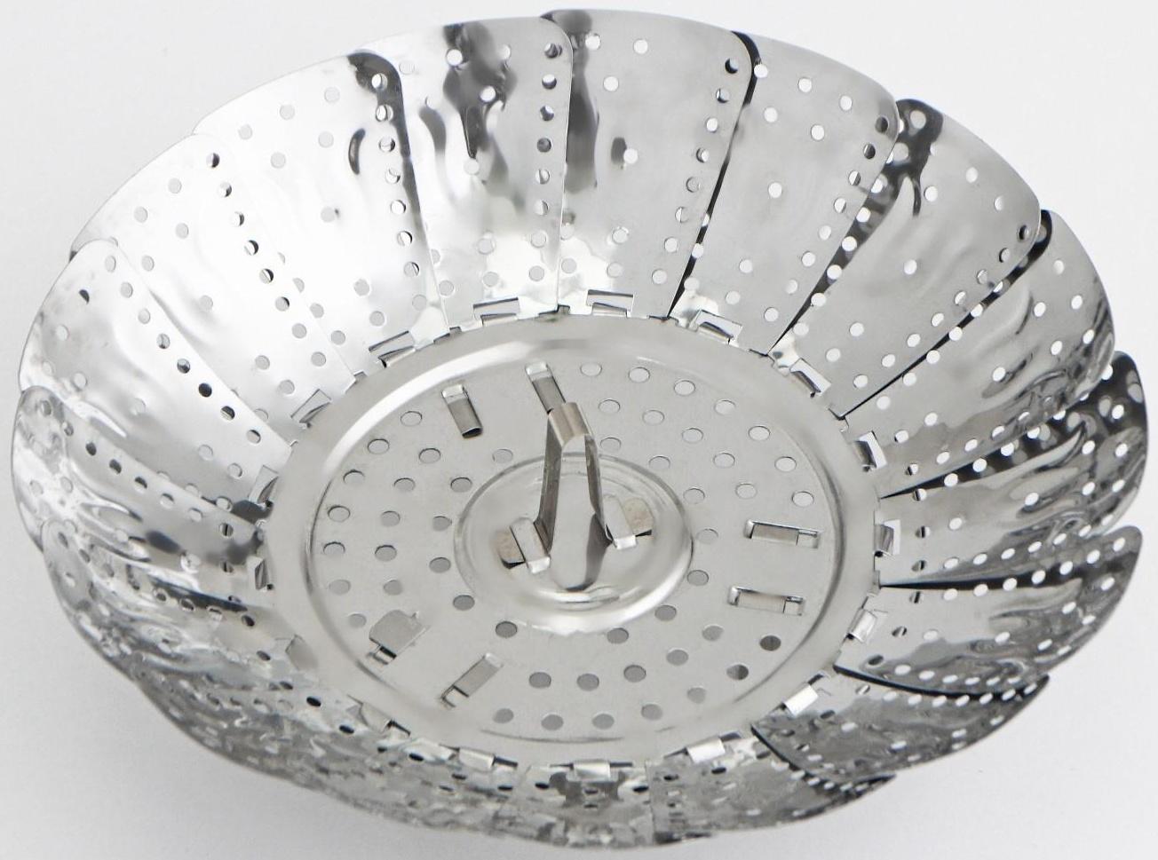 Вставка–пароварка из нержавеющей стали для кастрюли «Цветок», d=22 см