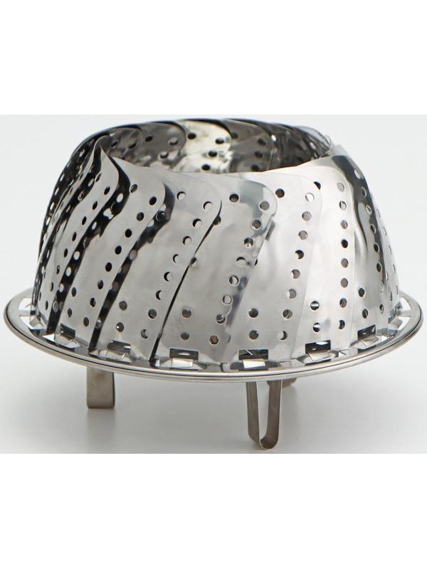 Вставка–пароварка из нержавеющей стали для кастрюли «Цветок», d=22 см