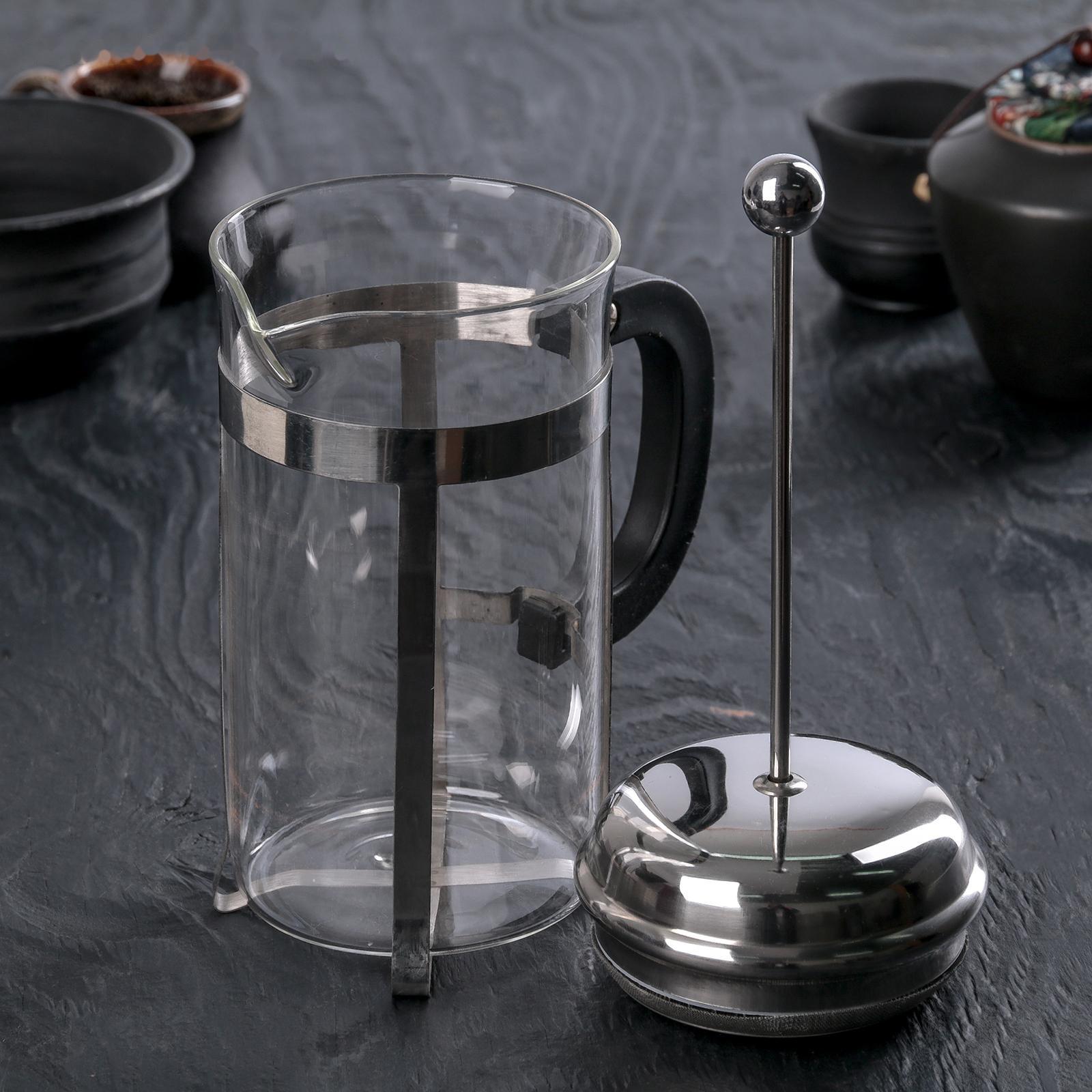 Френч-пресс на ножках «Металлик», 650 мл