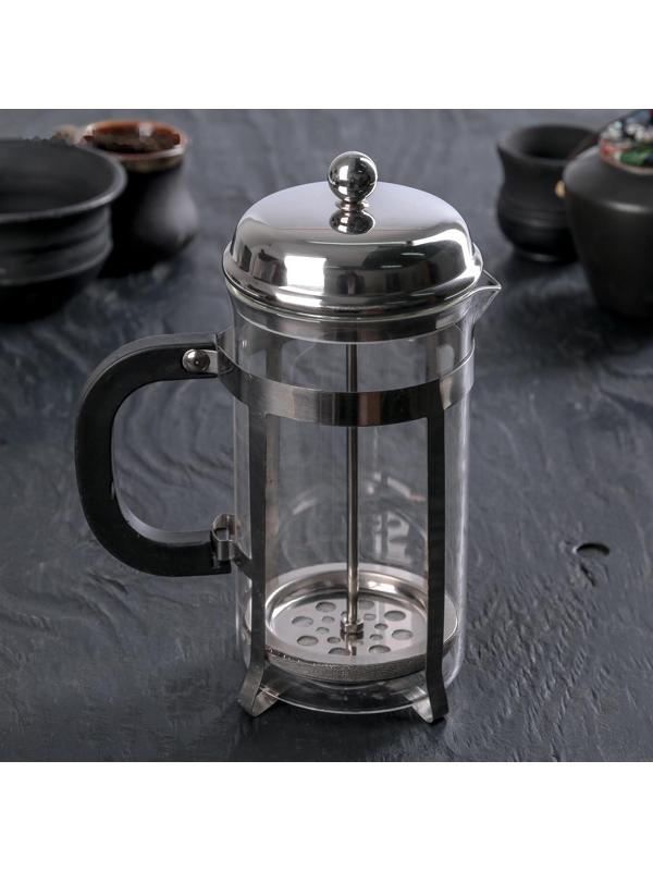 Френч-пресс на ножках «Металлик», 650 мл