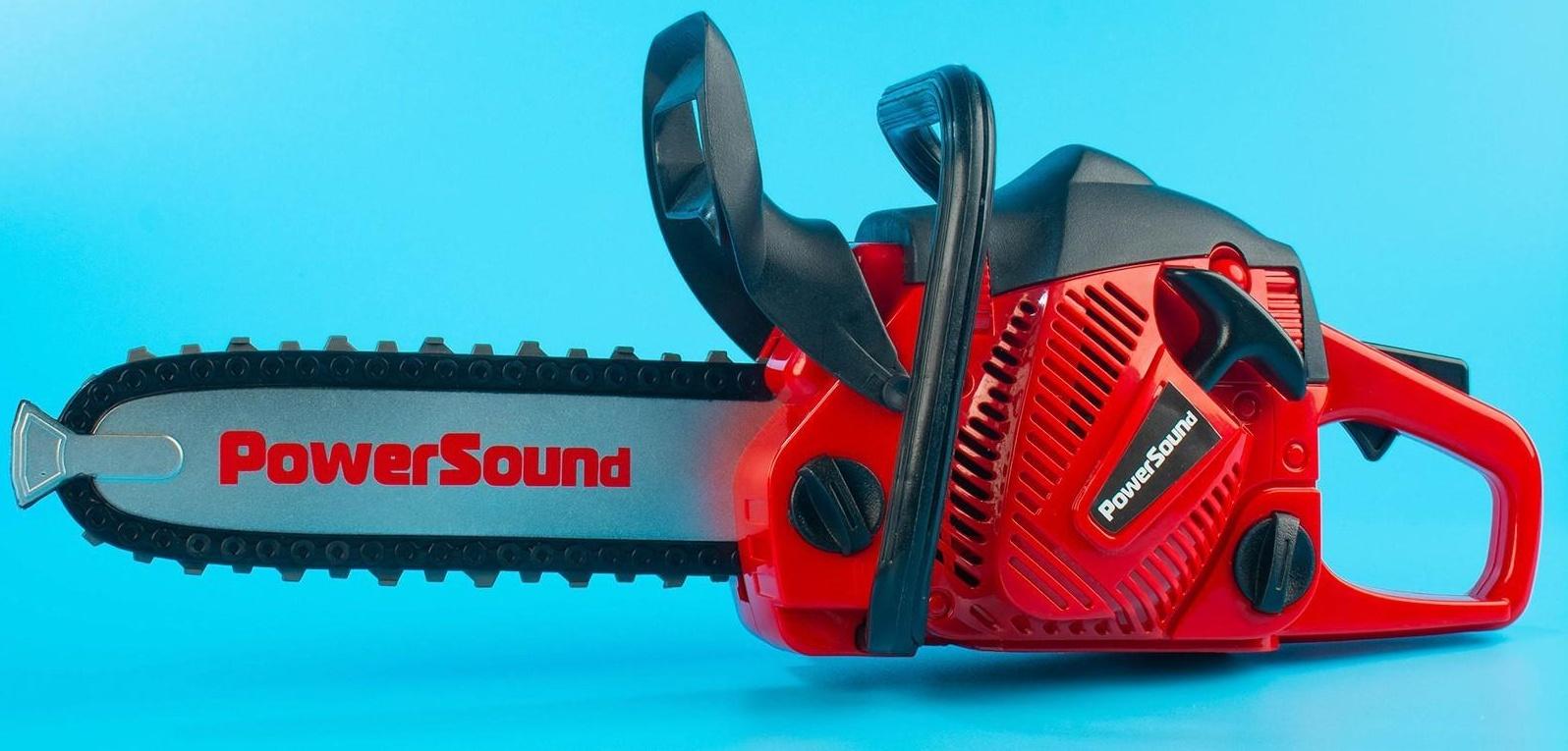 Инструмент «Бензопила», звуковые эффекты, работает от батареек