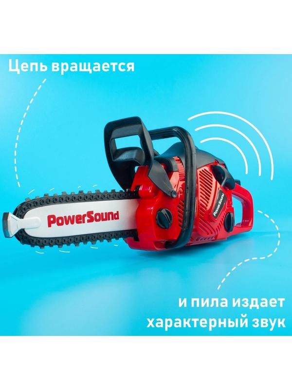 Инструмент «Бензопила», звуковые эффекты, работает от батареек