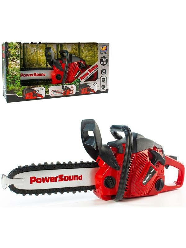 Инструмент «Бензопила», звуковые эффекты, работает от батареек