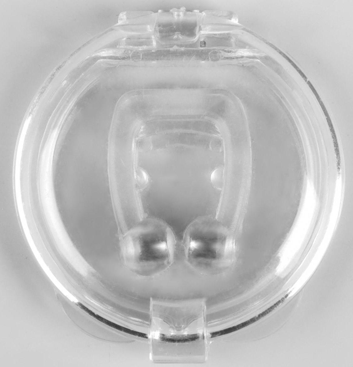 Приспособление против храпа, в футляре, с магнитом, цвет прозрачный