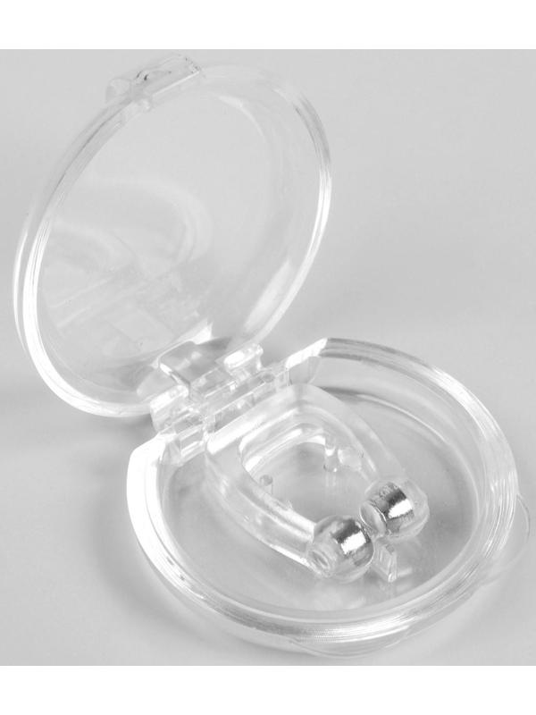 Приспособление против храпа, в футляре, с магнитом, цвет прозрачный