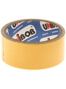 Клейкая лента двухсторонняя UNIBOB 38мм*5м на тканной основе