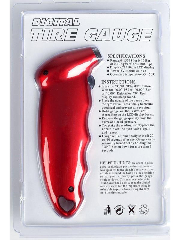 Манометр универсальный, электронный с подсветкой