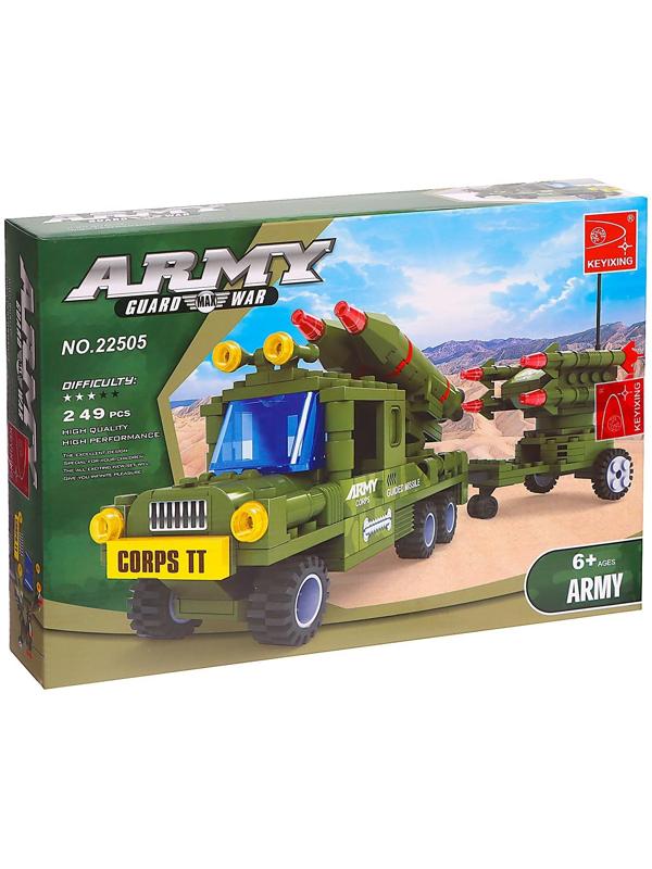 Конструктор «Ракетная установка», 249 деталей