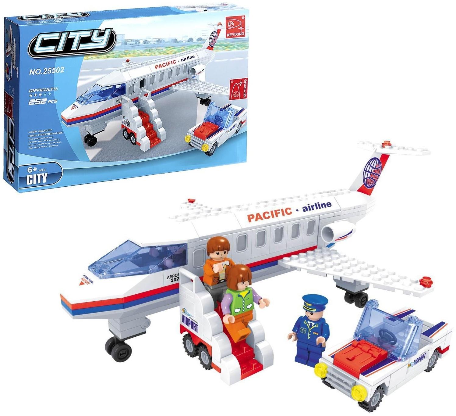 Конструктор «Гражданский самолёт», 252 детали