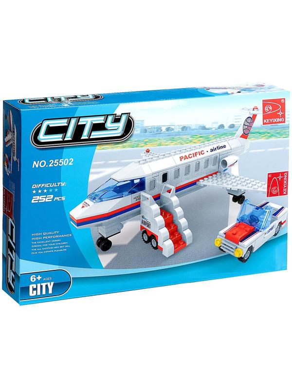 Конструктор «Гражданский самолёт», 252 детали