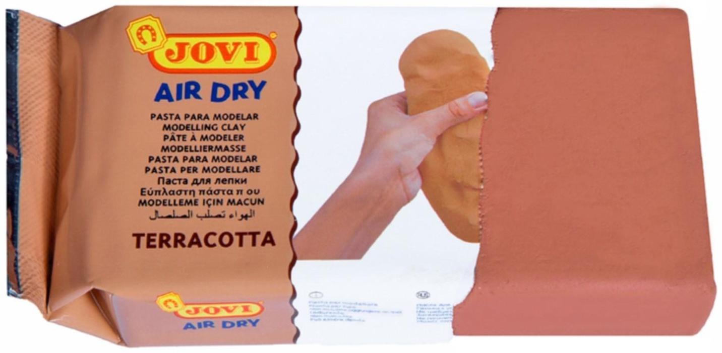 Масса для лепки JOVI, самозатвердевающая, полимерная, 250 г, терракота