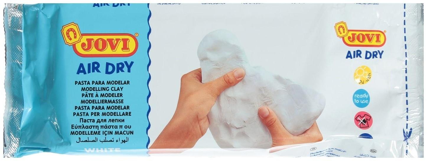 Масса для лепки самозатвердевающая полимерная, белая 500 г, JOVI