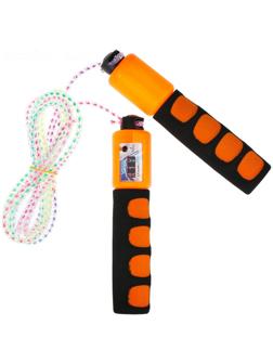 Скакалка «Радуга», со счётчиком, 2,7 м, d=0,45 см, цвета МИКС