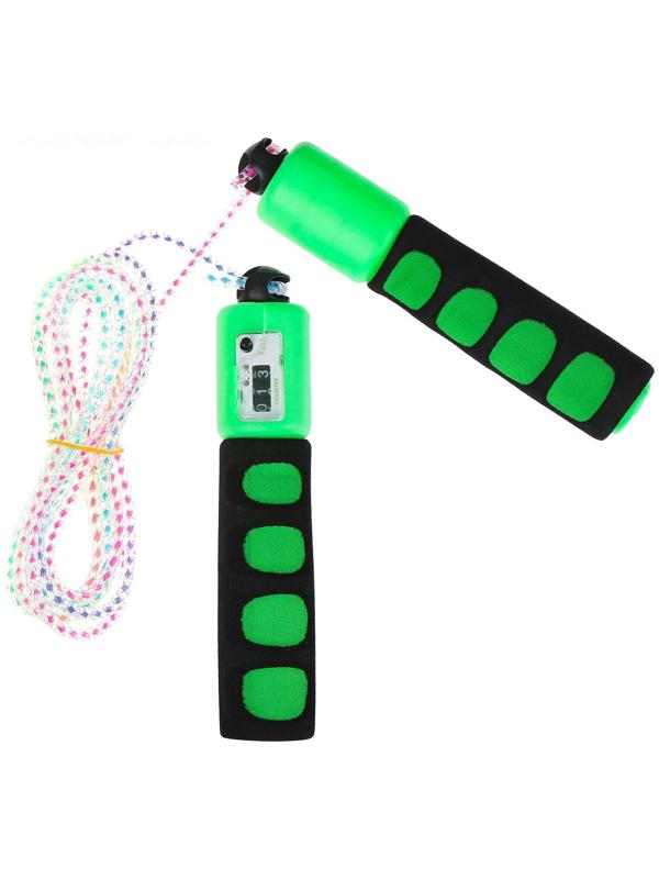 Скакалка «Радуга», со счётчиком, 2,7 м, d=0,45 см, цвета МИКС