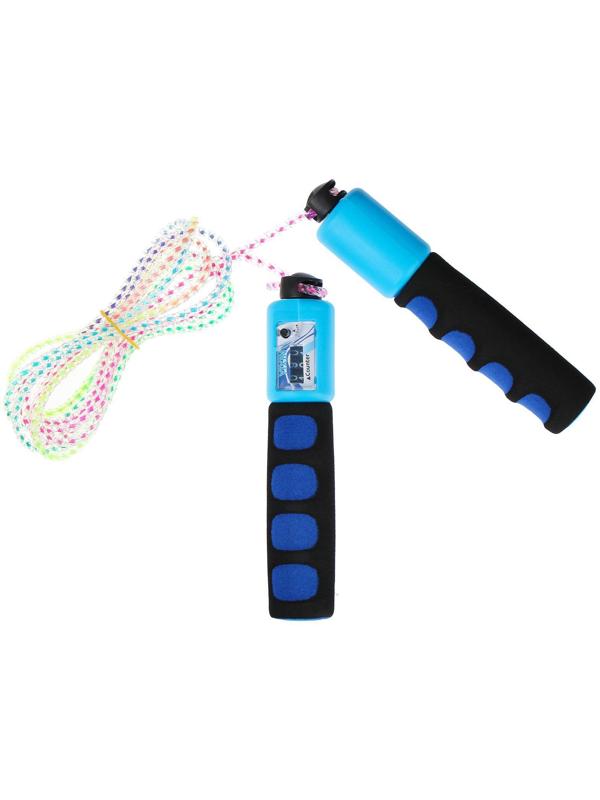 Скакалка «Радуга», со счётчиком, 2,7 м, d=0,45 см, цвета МИКС