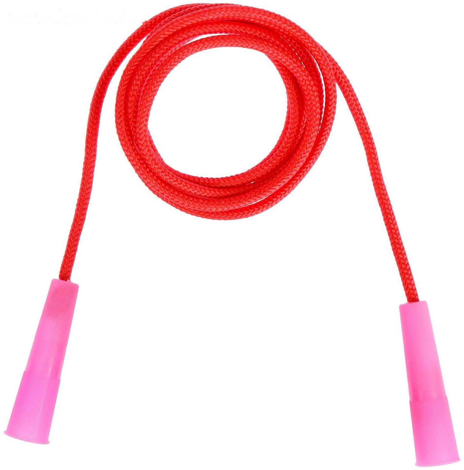 Скакалка, 2,3 м, нейлон, цвета МИКС