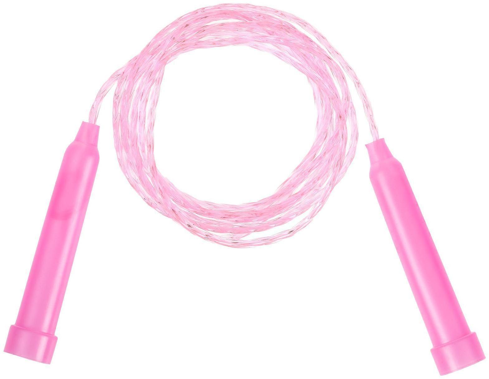 Скакалка пластиковая, 2 м, цвета МИКС