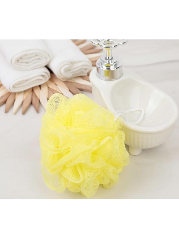 Мочалка для тела Доляна «Шар», 30 гр, цвет МИКС