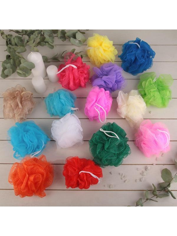 Мочалка для тела Доляна «Шар», 30 гр, цвет МИКС