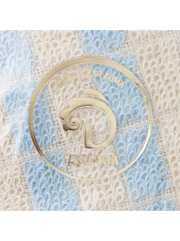 Мочалка для тела овальная Доляна, с резинкой, 11,5×8 см, цвет МИКС