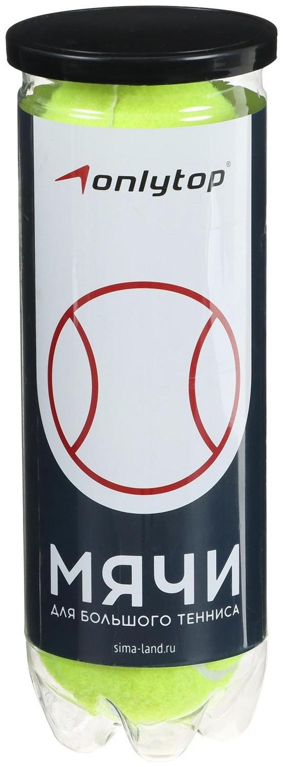 Мяч теннисный SWIDON 969 тренировочный, набор 3 шт