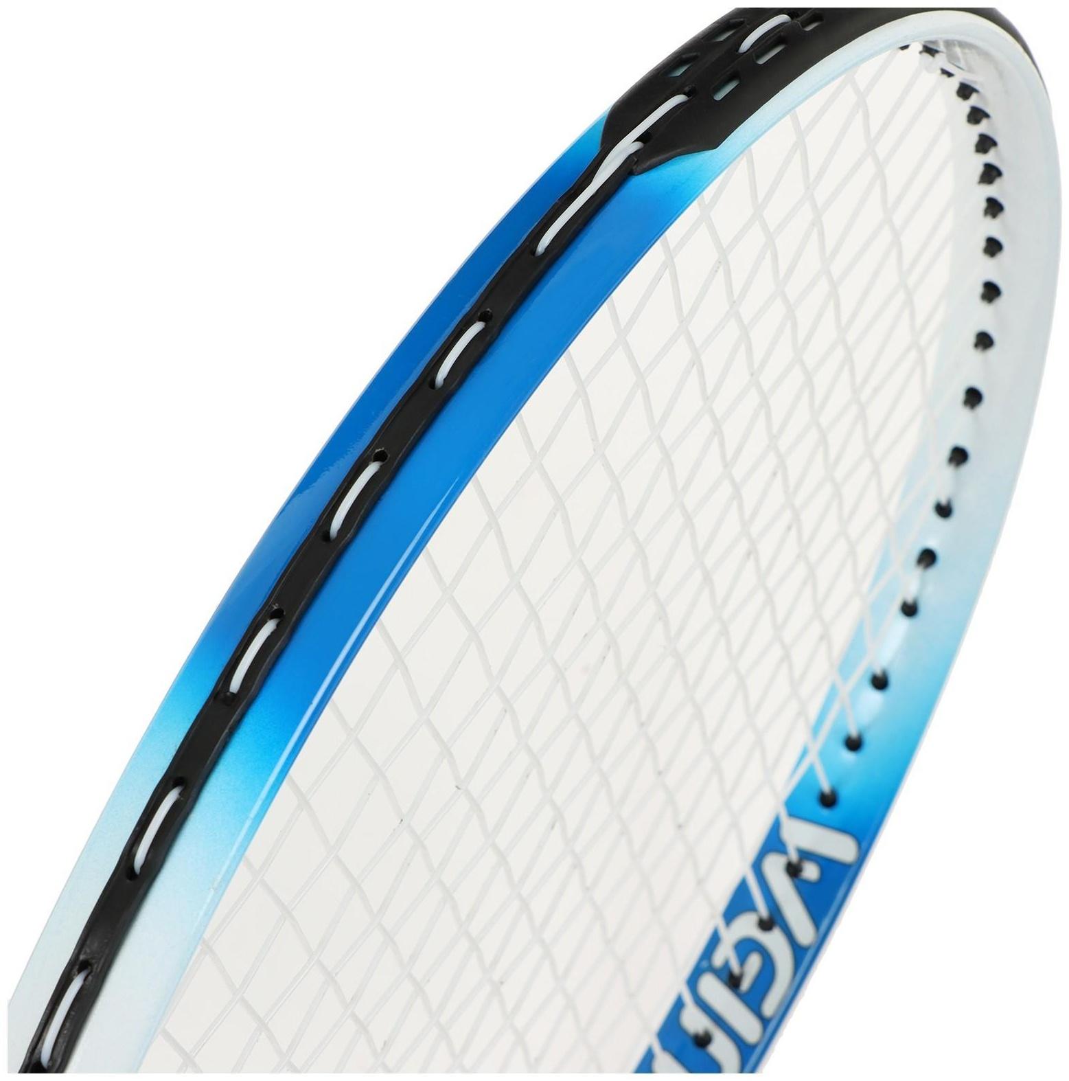 Ракетка для большого тенниса тренировочная, в чехле, цвет синий